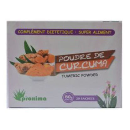 Agrandir l'image de Poudre De Curcuma - 20 Sachets - 80grs Image de Poudre De Curcuma - 20 Sachets - 80grs
