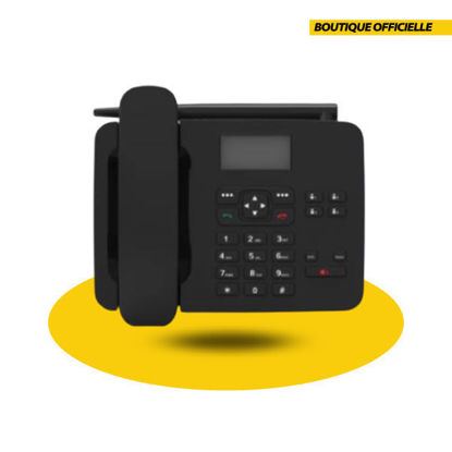 Téléphone fixe 4G WP401 - 4G/3G/2G -WIFI -1 SIM - rechargeable -Mains libres - Radio FM Téléphone fixe 4G WP401 - 4G/3G/2G -WIFI -1 SIM - rechargeable -Mains libres - Radio FM - iziwayCameroun