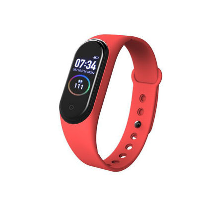 Agrandir l'image de Montre connectée M4, Smart Band M4, Fitness Tracker, Montre Bracelet Fréquence Cardiaque, Pression Artérielle, Smart band Bracelet Podomètre. Image de Montre connectée M4, Smart Band M4, Fitness Tracker, Montre Bracelet Fréquence Cardiaque, Pression Artérielle, Smart band Bracelet Podomètre.