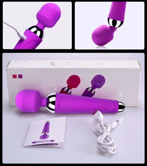 Image sur Masturbateur vibrant et rechargeable Pour Femme- Violet