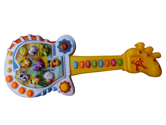 Image sur Piano sous forme guitare pour enfants  - multicolore - 3 à 9 ans