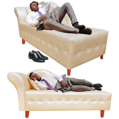 Agrandir l'image de Canapé de bureau - Cuir - Beige Image de Canapé de bureau - Cuir - Beige