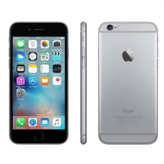 Image sur iPhone 6 - 64Go HDD - 1Go RAM - 4,7" - Noir Et Gris + Pochette + Protège Ecran Offerts