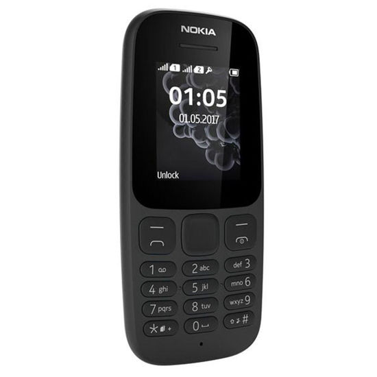 Image sur Nokia 105 Dual SIM Noir (TA-1034) TÉLÉPHONE 2G DUAL SIM - RAM 4 MO - ECRAN 1.77" 128 X 160 PIXELS - 4 MO - 800 MAH