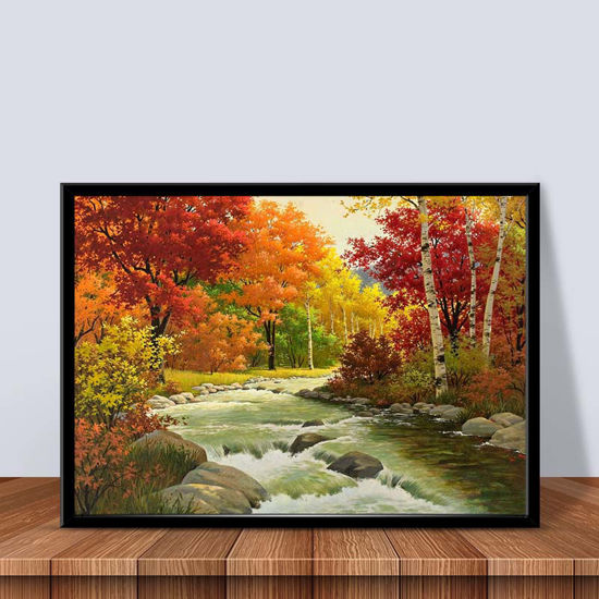 Image sur Tableau décoratif  paysage ( rivière ) - 85/60 cm