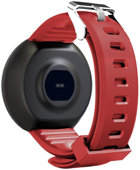 Image sur Montre connectée D18, Bracelet Intelligent, Smart Watch-D18, Montre de Suivi d'activité sportives, étanche, Montre de Fitness avec Moniteur de fréquence Cardiaque. ROUGE