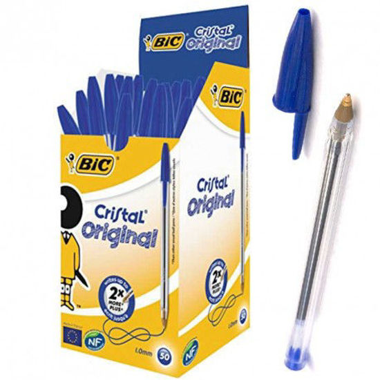 Image sur STYLO BIC Paquet de 50 pcs BLEU