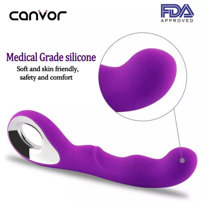 Agrandir l'image de Masturbateur vibrant et rechargeable point G pour femme - Violet Image de Masturbateur vibrant et rechargeable point G pour femme - Violet