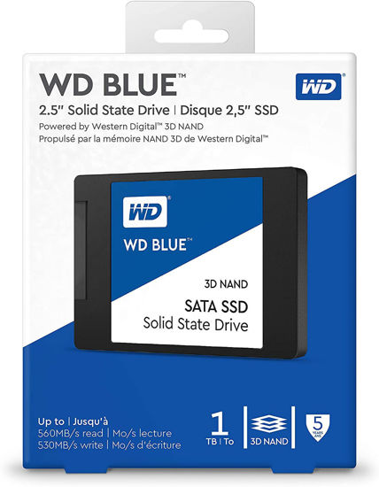 Disque SSD interne 2.5" SATA 1To 3D NAND - Western Digital - WD Blue SSD