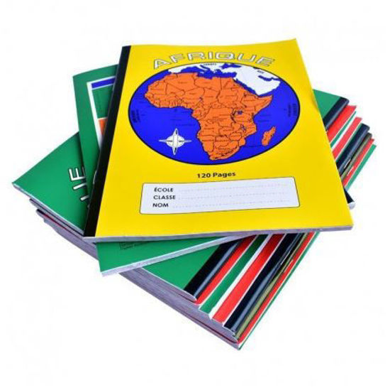 Pack de 10 cahiers Safca AFRIQUE - 100 pages