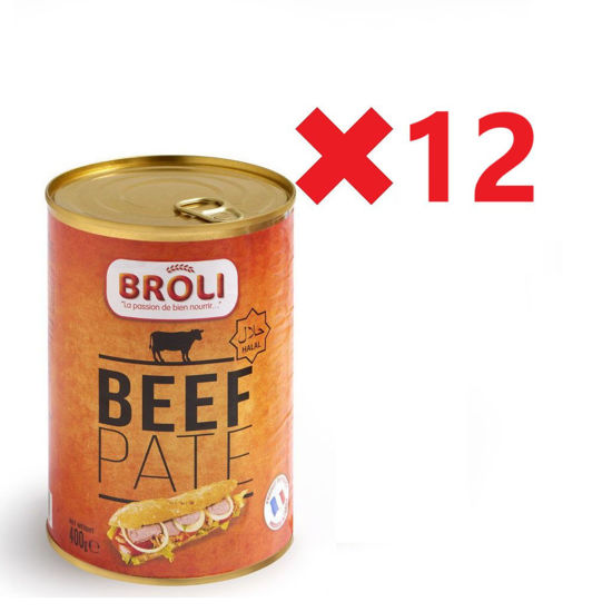 Image sur Pâté de boeuf Broli 1kg X12 ( halal )