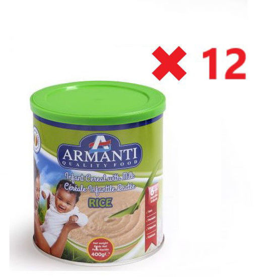 Image sur Carton céréale bébé Armanti rice milk 400g x 12