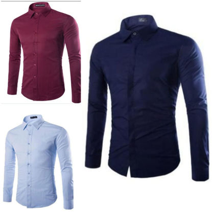 Agrandir l'image de Chemises En Coton 3 pieces Image de Chemises En Coton 3 pieces