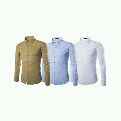 Agrandir l'image de Chemises En Coton 3 pieces Image de Chemises En Coton 3 pieces