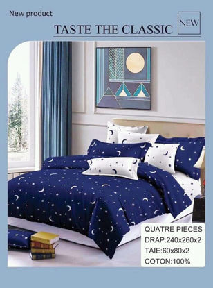 Image de 2 Drap 3 Places + 2 Taies D'Oreiller - Multicolore