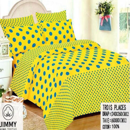 Image de VENTE FLASH - 2 Draps 3 places  2 taies d'oreiller