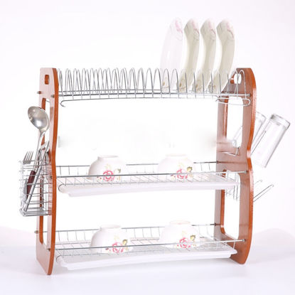 Agrandir l'image de Range vaisselle A 3 Niveaux - Inox Image de Range vaisselle A 3 Niveaux - Inox