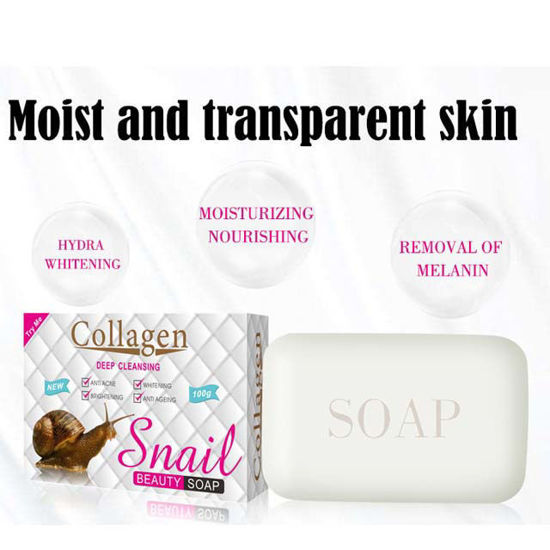 Image sur Savon au collagène snail - 100g - BTS