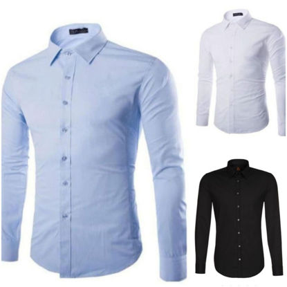 Image de Chemise - 3 Pièces - Bleu Ciel, Noir Et Blanc