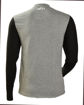 Image sur T-shirt longues manches en coton + masque - Douala - Made in Cameroon - Gris et noir