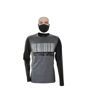 Image sur T-shirt longues manches en coton + masque - Garoua - Made in Cameroon - Gris