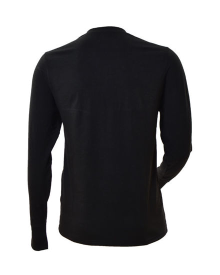 Image sur T-shirt longues manches en coton + masque - Made in cameroon - Noir