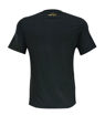 Image sur T-shirt en Coton + masque - Courtes manches - Tache blanche - Made In Cameroon - Noir