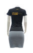 Image sur T-shirt, jupe et masque en coton - Up collection - Made in Cameroon - Noir et gris