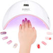 Image sur Lampe UV Sèche Ongles Portable, Séchoir à Ongles Professionnel avec Minuterie Automatique et LCD Ecran Pour Vernis Semi Permanent, Gel et Vernis LED