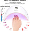 Image sur Lampe UV Sèche Ongles Portable, Séchoir à Ongles Professionnel avec Minuterie Automatique et LCD Ecran Pour Vernis Semi Permanent, Gel et Vernis LED