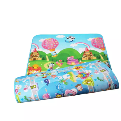 Image de Tapis d'éveil jouet pour enfants multicolores 200×180×0,5cm