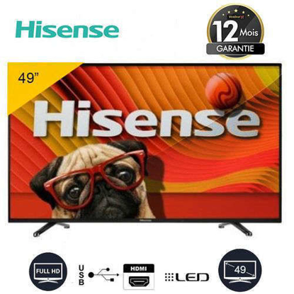 Smart TV Numérique - Hisense - 49N2182 -49'' -Full HD - Noir - 12 Mois-iziwaycameroun Smart TV Numérique - Hisense - 49N2182 -49'' -Full HD - Noir - 12 Mois