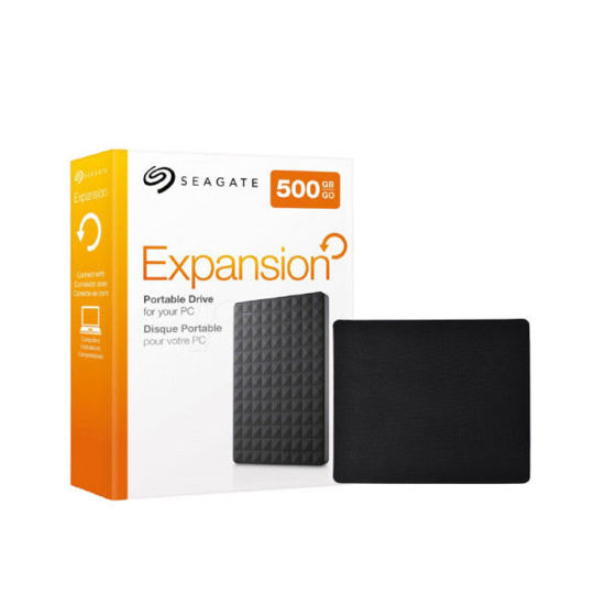 Image sur Disque Dur Externe HDD Seagate 500 Go + tapis souris offert