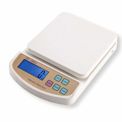 Balance de cuisine LCD numérique SF-400A - 7 kg - Blanc