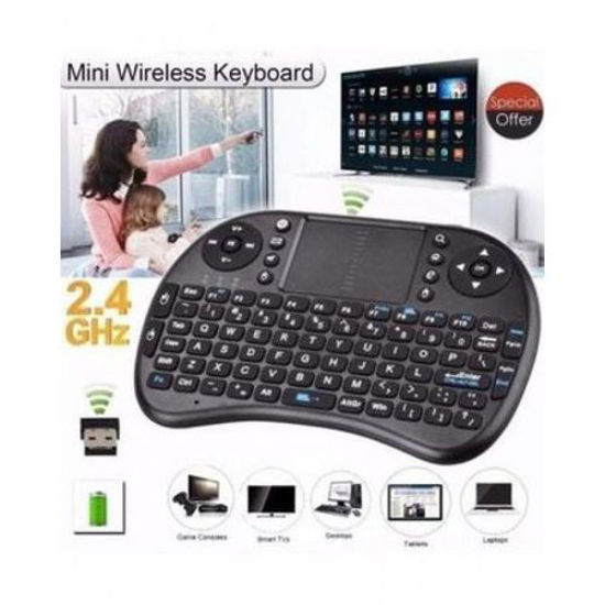 Image sur Mini Clavier Portable Sans Fil - Pavé Tactile Pour Android TV Box - 2,4 GHz - Noir