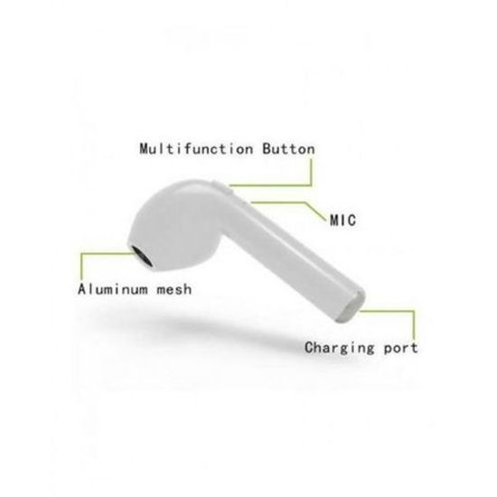 Image sur Mini Oreillette Bluetooth HBQ I7 R - Blanc