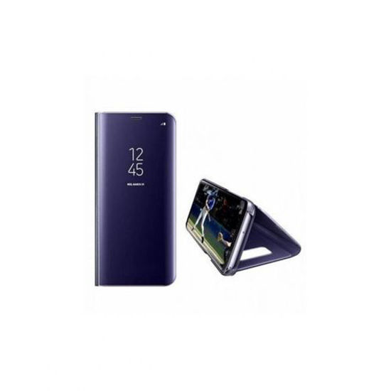 Image sur Pochette Miroir A Vue Dégagée Pour Samsung Galaxy S8 - Noir