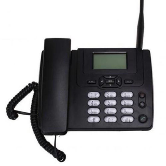 Image sur Téléphone Fixe Avec Carte SIM À Technologie GSM Et Radio FM - Noir - 06Mois