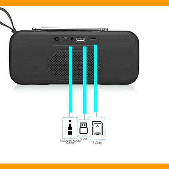 Image sur Haut-Parleur Bluetooth Portable L18 - Noir