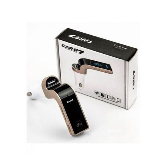 Image sur Kit Mains Libres Multifonctions Pour Véhicule - Jaune Or, Noir Et Blanc