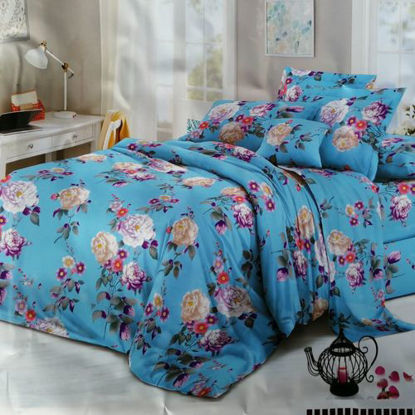 Image de 2 Drap 2 Places + 2 Taies D'Oreiller - Multicolore