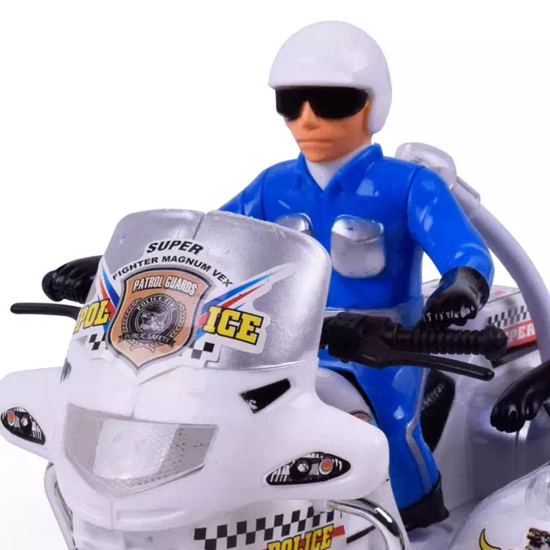 Image sur Moto de police animé jouet pour enfants