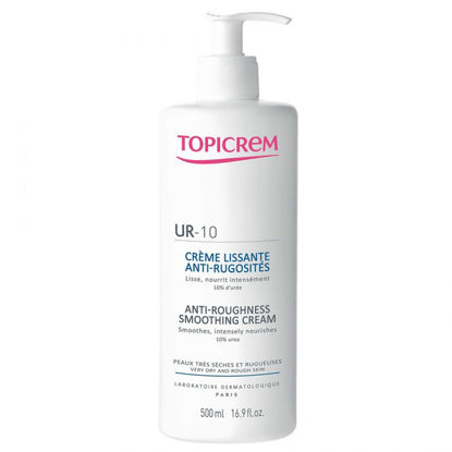 Agrandir l'image de Topicrem UR-10 crème corps lissante anti rugosités peaux très sèches - 500ml Image de Topicrem UR-10 crème corps lissante anti rugosités peaux très sèches - 500ml