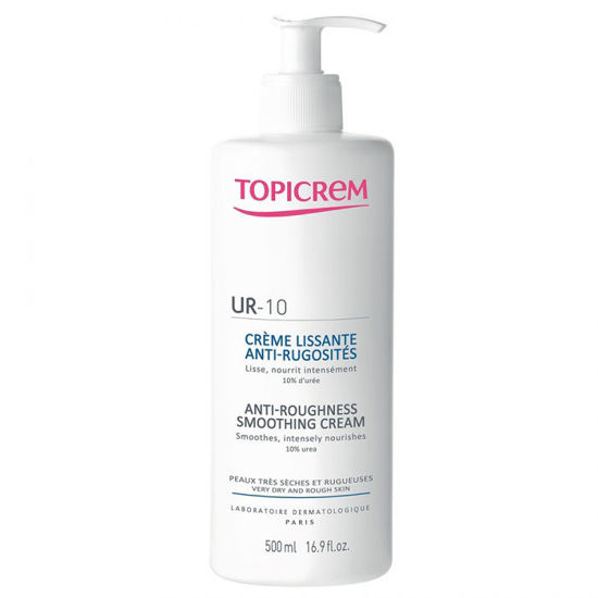 Image sur Topicrem UR-10 crème corps lissante anti rugosités peaux très sèches - 500ml