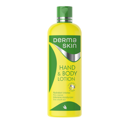Agrandir l'image de Lait hydratant au citron visage et corps dermaskin - 400ml Image de Lait hydratant au citron visage et corps dermaskin - 400ml