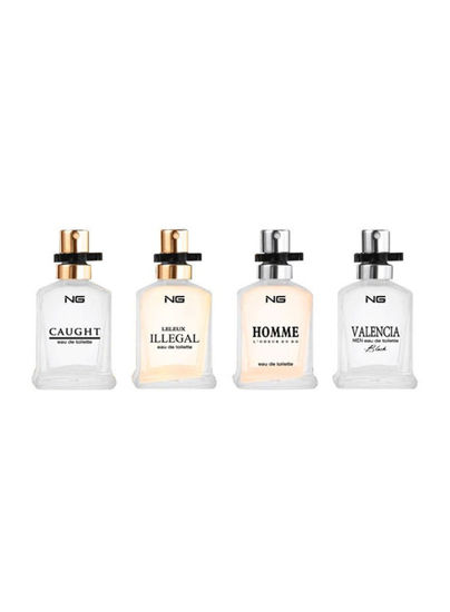Image sur NG Perfumes Ensemble de 4 parfums assortis pour hommes,