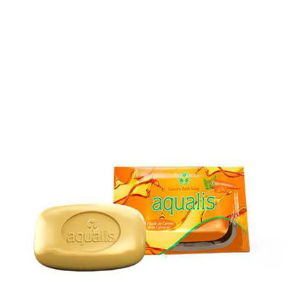Agrandir l'image de Savon de toilette a la carotte aqualis - 120g×4 Image de Savon de toilette a la carotte aqualis - 120g×4