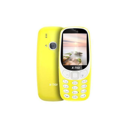 Agrandir l'image de X-TIGI 3320 - Ecran 2,4" - Double SIM - FM Radio - Lamp Torch - Bluetooth / Java / MP3 - Batterie : 1600mAh - jaune - 12 mois Image de X-TIGI 3320 - Ecran 2,4" - Double SIM - FM Radio - Lamp Torch - Bluetooth / Java / MP3 - Batterie : 1600mAh - jaune - 12 mois