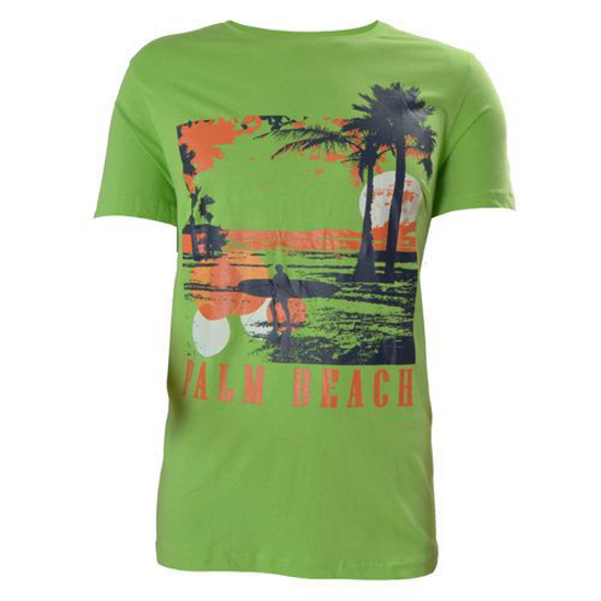 Image sur T-shirt - Vert
