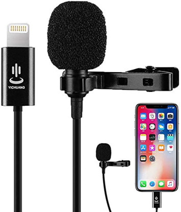 Agrandir l'image de micro cravate pour téléphone portable Android iOS Microphone USB avec câble de 1,5 m de longueur type iPhone Image de micro cravate pour téléphone portable Android iOS Microphone USB avec câble de 1,5 m de longueur type iPhone